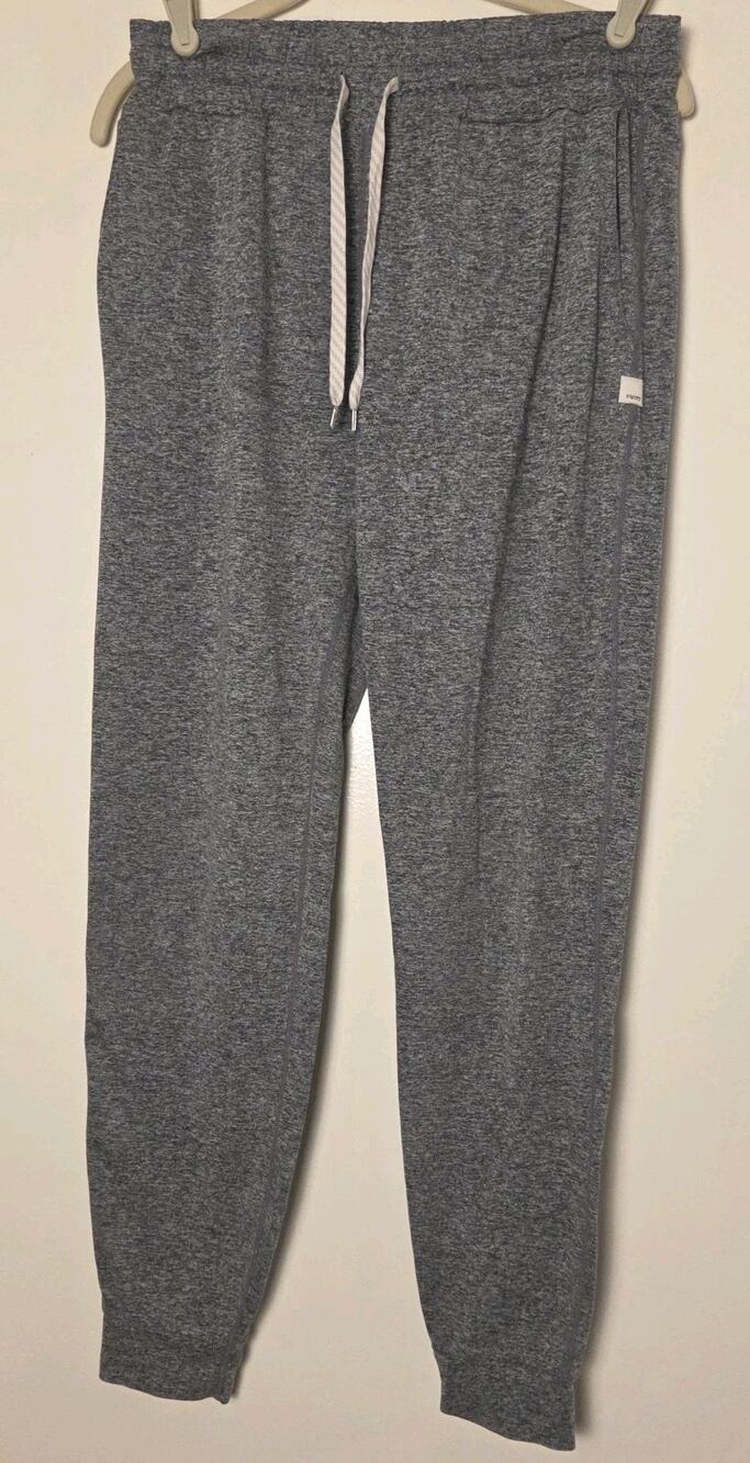 Vuori Performance Jogger Womens M Heather Gray DreamKnit Drawstring Sweatpants